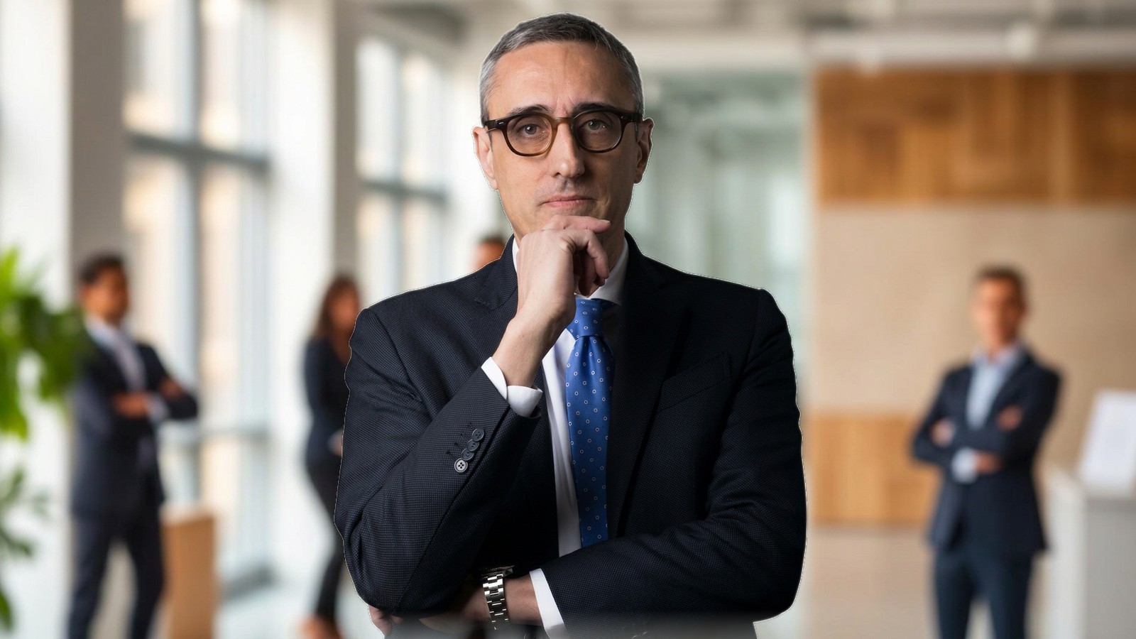Francesco Centamori, agente immobiliare Primaimmobiliare.it a Perugia, insieme al team in ufficio
